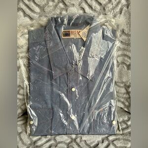 Vintage Big Mac Authentic Workwear Chambray Shirt – Blue – Size XL – NWT